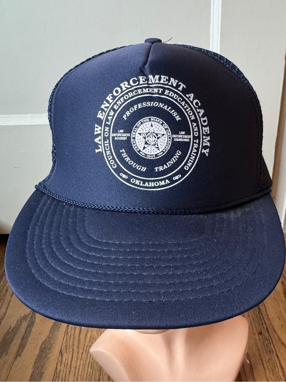 Law Enforcement Academy Navy Logo Snapback Hat